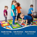 Booooom Jackson Seating Classroom Rug for Kids Room Seating Décor, 7'54''x13'12'' Vibrant Geometric Patterns Large Preschool Carpet Seating Rug for Teaching and Playroom, Non-Slip Rubber Backing by CozyNest Decor