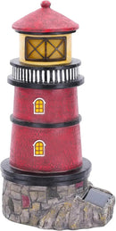 Solar Powered Lighthouse,Village Christmas Decor,Christmas Village Building Waterproof Statue Lighthouse Lamp for Yard Lawn Patio Gifts by GreenHaven Gardens