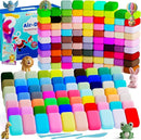 Air Dry Clay 156 Colors, Modeling Clay for Kids, Model Magic Clay, DIY Molding Clay Kit with Sculpting Tools, Soft and Non-Sticky, Arts and Crafts Gift for Boys Girls Kids by TinyTreasures Baby Boutique
