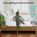 Baby Bed Rail Guard for Toddlers -59" Toddler Bed Rails for Twin, Full, Queen, King Bunk Size Bed Swing Down Bedrail Extral Tall Child Safety Side Railing Guards for Kids White by TinyTreasures Baby Boutique