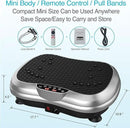 AXV Vibration Plate Exercise Machine Whole Body Workout Portable Mini Vibrate Fitness Platform Lymphatic Drainage Machine for Weight Loss Shaping Toning Wellness Home Gyms Workout (Mini) by CozyNest Decor