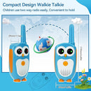 Retevis RT30 Kids Walkie Talkies, Toddler Toys for 4-6 Year Old Boys Girls, Small Owl Toy Walkie Talkie for Kids, Easy to Use, LED Eyes, Christmas Holiday Toy Gifts, Indoor Role Play(Blue,2 Pack) by TinyTreasures Baby Boutique