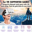 Orzly VR Headset Designed for Nintendo Switch & Switch OLED Console with Adjustable Lens for a Virtual Reality Gaming Experience and for Labo VR - White - Gift Boxed Edition by TinyTreasures Baby Boutique