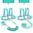 Accmor Toddler Harness Leash, Reflective Kid Harness with Anti Lost Wrist Link, Harness Leash for Toddlers, Child Walking Harness Kids Leash Wristband Belt with Lock for Baby Boys Girls to Outdoor by TinyTreasures Baby Boutique