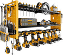 Power Tool Organizer Wall Mount,Cordless Drill Hanger Storage Rack 8 Drill Holder,3 Layers Heavy Duty Power Tool Storage Rack(Yellow) by GreenHaven Gardens