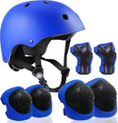 Adjustable Helmet for Ages 3-16 Kids Toddler Boys Girls Youth,Protective Gear with Elbow Knee Wrist Pads for Multi-Sports Skateboarding Bike Riding Scooter Inline skatings Longboard Roller Skate by TinyTreasures Baby Boutique