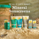 Earth Mama Baby Mineral Sunscreen Lotion SPF 40 | Non-Nano Zinc, Natural Water Resistant Sun Cream for Babies, Kids & Adults, 3-Ounce (2-Pack) by TinyTreasures Baby Boutique