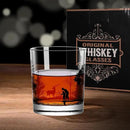 Old Fashioned Whiskey Glasses, Stemless Wine Glasses with Gift Box, 10Oz Rocks Glass for Scotch Cocktail Bourbon Vodka Liquor, Unique Gifts for Dad, Husband, Father's Day, Anniversary by CozyNest Decor