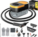 Steam Cleaner, 3-Level Adjustable Handle, 15s Heat-Up, 1.69 Quarts Tank, Portable Steamer for Cleaning with 15 pcs Accessories, Steam Cleaner for Home for Dirt, Grease, Grout, Tile,Floor, Car by TinyTreasures Baby Boutique