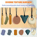 Chew Necklaces for Sensory Kids, Sensory Chewy Toys for Boys with Autism, ADHD, SPD, Chewing, Silicone Chewing Necklace Reduce Adult Anxiety Fidgeting by TinyTreasures Baby Boutique