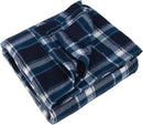 50x60 Throw Blankets, Plaid Fleece Throw Blankets for Bedroom, Couch, Livingroom, Chair, Pets, Outdoors by CozyNest Decor
