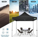 COBIZI 10x10 Pop Up Canopy Tent 10x10 Easy up Canopy, Heavy Duty Outdoor Canopy UPF 50+ All Weather Waterproof Instant Party Tents for Parties Gazebo with Handbag, Black(Windproof Upgraded) by GreenHaven Gardens