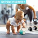 iPlay, iLearn Baby First Gym Rattle Set, Infant Dumbbell Weights Teething Rattles 3-6-12 Month, Newborn Workout Sensory Stroller Toy, Babies Birthday Shower Gift 5 7 8 9 10 Month Toddler Boy Girl-7PCS by TinyTreasures Baby Boutique