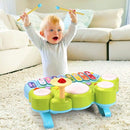Baby Musical Toys 3 in 1 Piano Keyboard Xylophone Drum Set for 1 Year Old Girls Boys Toys Age 2 Music Instrument Learning Toys Toddlers 1-3 0-2 First Birthday Gift Infant Baby Toys 6 9 12 18 Month by TinyTreasures Baby Boutique