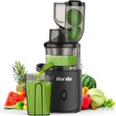 Slow Masticating Cold Press Juicer: Cold Pressed Juicer Machines For Vegetable And Fruit 200W, Matte Grey by CozyNest Decor