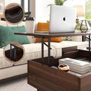 HAIOOU Lift Top Coffee Table with Storage, Mid Century Modern Coffee Tables with Drawer for Living Room,Walnut Rectangular Center Table with Pine Leg Anti-Scratching, Home, Office by CozyNest Decor