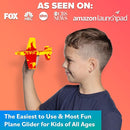 Airplane Toy Foam Glider Plane for Kids: Best Outdoor Toys for Boys & Girls All Ages. Easter Basket Stocking Stuffers Birthday Gift Ideas. Summer Yard Games Great Gifts for Age 4 5 6 7 8 9 Year Olds by TinyTreasures Baby Boutique