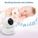 VTech Video Baby Monitor with 5" LCD Screen, Up to 17Hrs Video & 31Hrs Audio Battery Life, Night Vision, 1000ft Range, Pan-Tilt-Zoom, Lullabies, Soothing Sounds, Temperature Sensor, No WiFi: 924W by TinyTreasures Baby Boutique