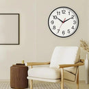 16 Inch Wall Clock, Large Wall Clocks Battery Operated, Big Silent Non-Ticking Analog Clock Decorative for Living Room, Office, Kitchen, Outdoor,Classroom, Bedroom, Bathroom, School(Black) by CozyNest Decor