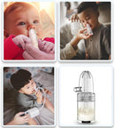 Patented Nasal Aspirator for Baby and Toddler, Hand Pump Nose Sucker with Rounded Non-Invasive Nozzle, Quiet Suction Relieves Congestion and Stuffy Boogers, Safe for Infant, Co-Branded with CHIBOJI by TinyTreasures Baby Boutique
