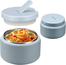 13.5oz Soup Thermo for Hot Food Kids with Buckle Lid Insulated Vacuum Food Jar Wide Mouth Leakproof Stainless Steel Lunch Container (Blue) by TinyTreasures Baby Boutique