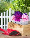 vensovo Metal Railing Planter for Outdoor Plants - 3 Pack Balcony Hanging Flower Pots with Detachable Hooks and Drain Holes Oval Bucket Rail Box Fence Planters for Home Garden Decor, White with Spot by GreenHaven Gardens