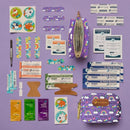 KeepGoing Small Travel First Aid Kit Kids – 60 Pc. Mini First Aid Kit for Purse, Diaper Bag, & Backpack with Latex-Free Bandages – 4 Oz., & 4.5 x 3.5 x 2 in, TSA-Approved by TinyTreasures Baby Boutique