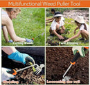Weed Puller Tool, 2025 New Durable Garden Weed Pulling Tool, Portable Garden Weeder Tool for Vegetable Gardening Backyard Farm Planting & Weeding(Orange) by GreenHaven Gardens