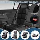 Car Seat Protector for Child Car Seat, 2 Pack Baby Car Seat Covers with Mesh Pockets & Non-Slip Backing 600D Durable Seat Protector Under Baby Car Seat for Car Back Seat (Black, Large) by TinyTreasures Baby Boutique