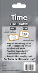 Teacher Created Resources Time Flash Cards (EP62046) 3-1/8" x 5-1/8" by TinyTreasures Baby Boutique