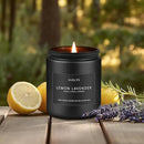 Lemon Lavender Candle | Scented Candles for Home, Aromatherapy Gifts - Soy Candles for Home Scented, Candle Gift for Women Men, Natural Fragrance -7oz 50 Hours Long Burning by CozyNest Decor