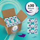 Lil-Lets Extra Long Postpartum Maxi Pads with Wings – 30 Pack Bundle for Post-Natal Bleeding & Heavy Flow – Postpartum Essentials - Extra Absorbent, Soft & Cushioned Maternity Towels, Fragrance-Free by TinyTreasures Baby Boutique