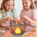Kids Camping Set with Play Tent,Campfire,Lantern,Indoor Outdoor Camping Set with Pop up Play Tent,Camping Toys Play Set for Kids 3 4 5 Year Old,Toddler Toys by TinyTreasures Baby Boutique