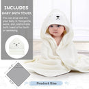 MoreFeel Collapsible Baby Bathtub for Newborn with Thermometer & 1 Hooded Towel & 1 Soft Floating Cushion,Portable Travel Bathtub with Drain Hole, Durable Foldable Baby Tubs for Infants to Toddler by TinyTreasures Baby Boutique