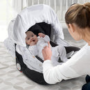 Baby Car Seat Cover, Soft Sun Shade Cover, Breathable Comfortable Privacy Carseat Canopy Protect for Newborn Infant Boys Girls (Animals) by TinyTreasures Baby Boutique