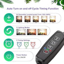 3head Plant Lights for Indoor Growing, Grow Light for Indoor Plants, Full Spectrum Growing Lamps with Clip, Auto ON & Off Timer 3/9/12H, 3 Switch Modes, 10-Level Dimmable Brightness by GreenHaven Gardens