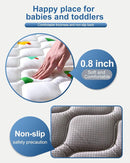 Odorless Premium Foam Baby Play Mat 36" x 36", Soft Microfiber Fabric Crawling Mat for Floor- Comfortable and Hypoallergenic, Non-Slip Cushioned Floor Playpen mat for Infants,Babies,Toddlers by TinyTreasures Baby Boutique