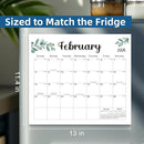 2026 Magnetic Fridge Calendar 18 Monthly Magnetic Calendar for Refrigerator 2026 Wall Calendar Planner Runs from January 2026 Until June 2027 Easy Organizing Markers Tearable (Nature) by TinyTreasures Baby Boutique