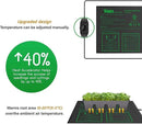 iPower 2 Pack 20" x 20.75" Seeding Heat Mat with Thermostat Temperature Adjustable Knob Durable Warm Hydroponic Plant Germination Starting Pad, Black by GreenHaven Gardens