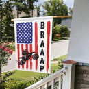 Braaap Motocross Dirt Bike American Flag Garden Flag 12x18 Inch Outdoor Decoration Banner House Flags Yard Farmhouse Garden Deco Indoor Sign, Colour6 by GreenHaven Gardens