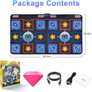 Dance Mat for Adults and Kids - Plug and Play TV Electronic Dance Mat Game, Wireless Dance Pad, Fun Dance Fitness Games for Kids, Christmas and Boys and Girls Birthday Gift Ideas, Blue by TinyTreasures Baby Boutique