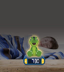 LEXiBOOK - Dinosaur Nightlight Alarm Clock, Clock, Alarm Clock for Boys and Girls, Snooze, Blue/Green - RL800DINO by TinyTreasures Baby Boutique
