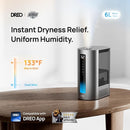 Dreo 6L Humidifiers for Bedroom, Smart Warm & Cool Mist for Large Room, 60Hr Quiet Runtime for Baby, Plant, Humidity Sensor, Indicator Light, 12H Timer, Google/Alexa, HM713S by TinyTreasures Baby Boutique