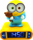 LEXiBOOK - Minions - Bob Digital Alarm Clock with Night Light - Snooze Function - Minions Sound Effects - for Children/Kids - Luminous Clock with Bob, Yellow/Blue - RL800DES by TinyTreasures Baby Boutique