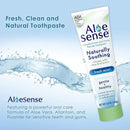 Naturally Soothing Toothpaste for Sensitive Teeth and Gum Care with Aloe Vera, Allantoin & Fresh Mint Flavor, Gentle & Natural, ADA Approved (5-oz, 3 Count) by CozyNest Decor