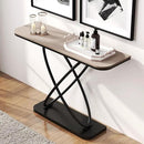 BECHAEO Farmhouse Narrow Console Table for for Living Room, 47.4" Rustic Narrow Entryway Table, Sofa Tables Behind Couch, Industrial Wooden Accent Tables for Hallway Foyer Warm Gray by CozyNest Decor