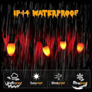 C7 LED Outdoor Halloween Lights 25Ft Orange Christmas String Lights with 27 Shatterproof Orange LED Bulbs, Hanging Outdoor Patio Lights for Christmas Halloween Party Patio Wedding Holiday Decoration by GreenHaven Gardens