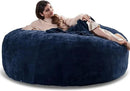 6FT,Oversized Bean Bag Chairs for Adults,Giant beanbag with Filler Included，Fluffy Memory Foam,Soft and Comfy Corduroy Fabric,Gaming Chairs Suitable for Living Room and Bedroom (Blue, 6 Foot) by CozyNest Decor
