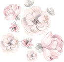 Lambs & Ivy Signature Botanical Baby Watercolor Floral 4-Piece Crib Bedding Set by TinyTreasures Baby Boutique