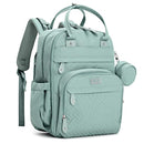 BabbleRoo Diaper Bag Backpack - Baby Essentials Travel Bag - Multi Function Waterproof Diaper Bag, Travel Essentials Baby Bag with Changing Pad, Stroller Straps & Pacifier Case – Unisex, Sage Green by TinyTreasures Baby Boutique